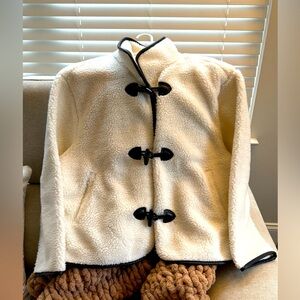 H&M London Classic Sherpa Fleece Jacket